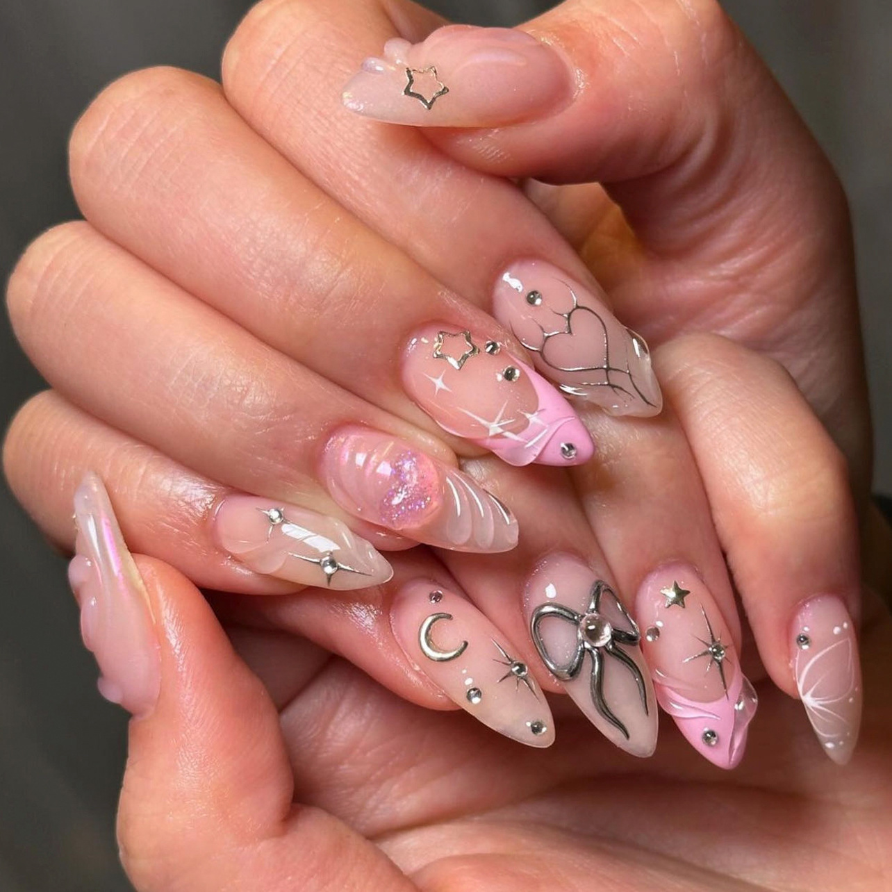 Nail Art Valentines Day - 24 Uds. Conjuntos de uñas postizas