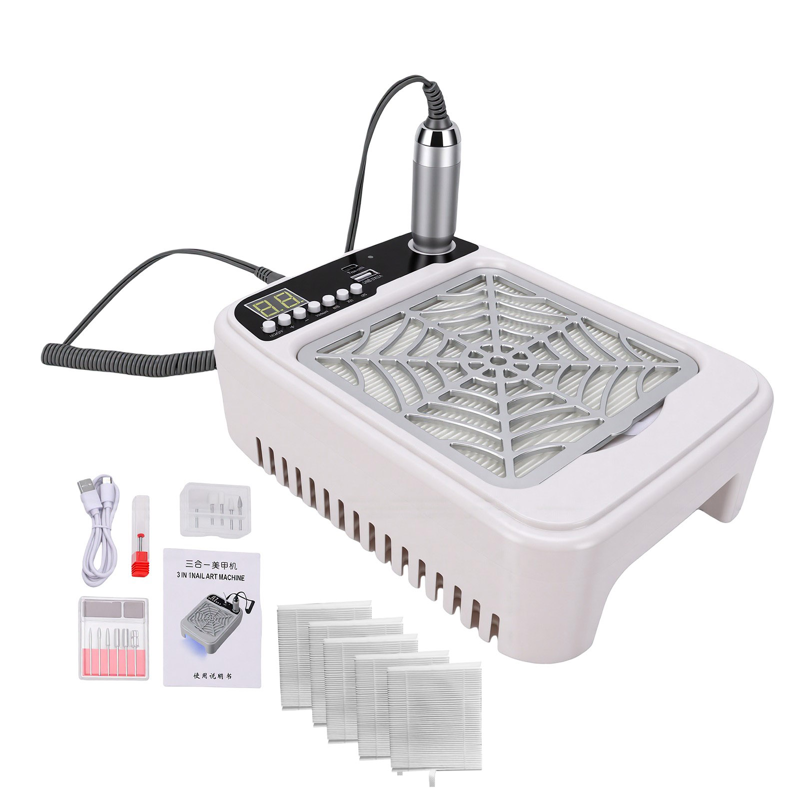 Nail Drill Machine - Máquina de manicura 3 en 1