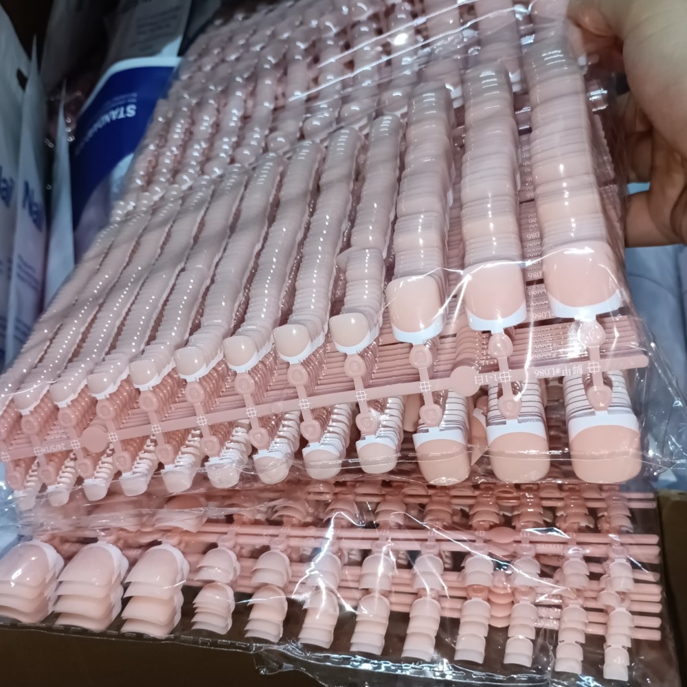 Nail Art Pink - 120 puntas cuadradas para uñas de