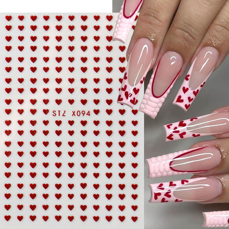 Mini pegatinas para decoración - Nail Art Valentines Day reseña y precio