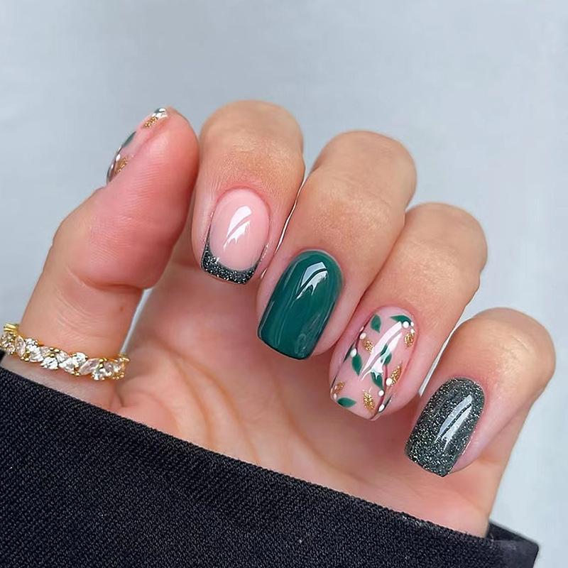 24 Uds uñas postizas reutiliza - Nail Art Press On reseña y precio