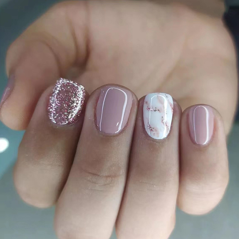 24 Uds uñas postizas reutiliza - Nail Art Press On reseña y precio