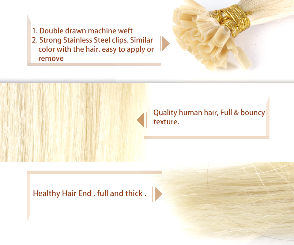 Extensión de cabello UTip de u - Nail Art Ombre reseña y precio