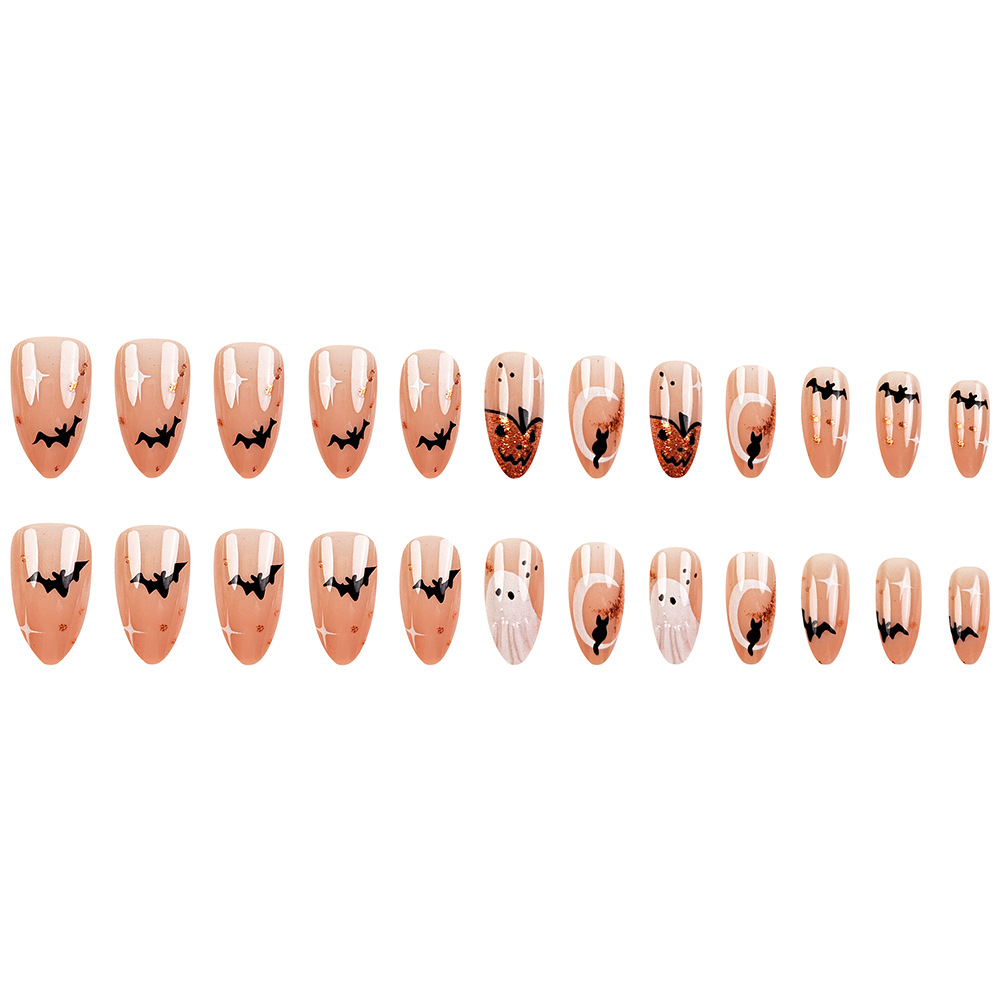 24 Uds. De uñas simples con pr - Nail Art Press On reseña y precio