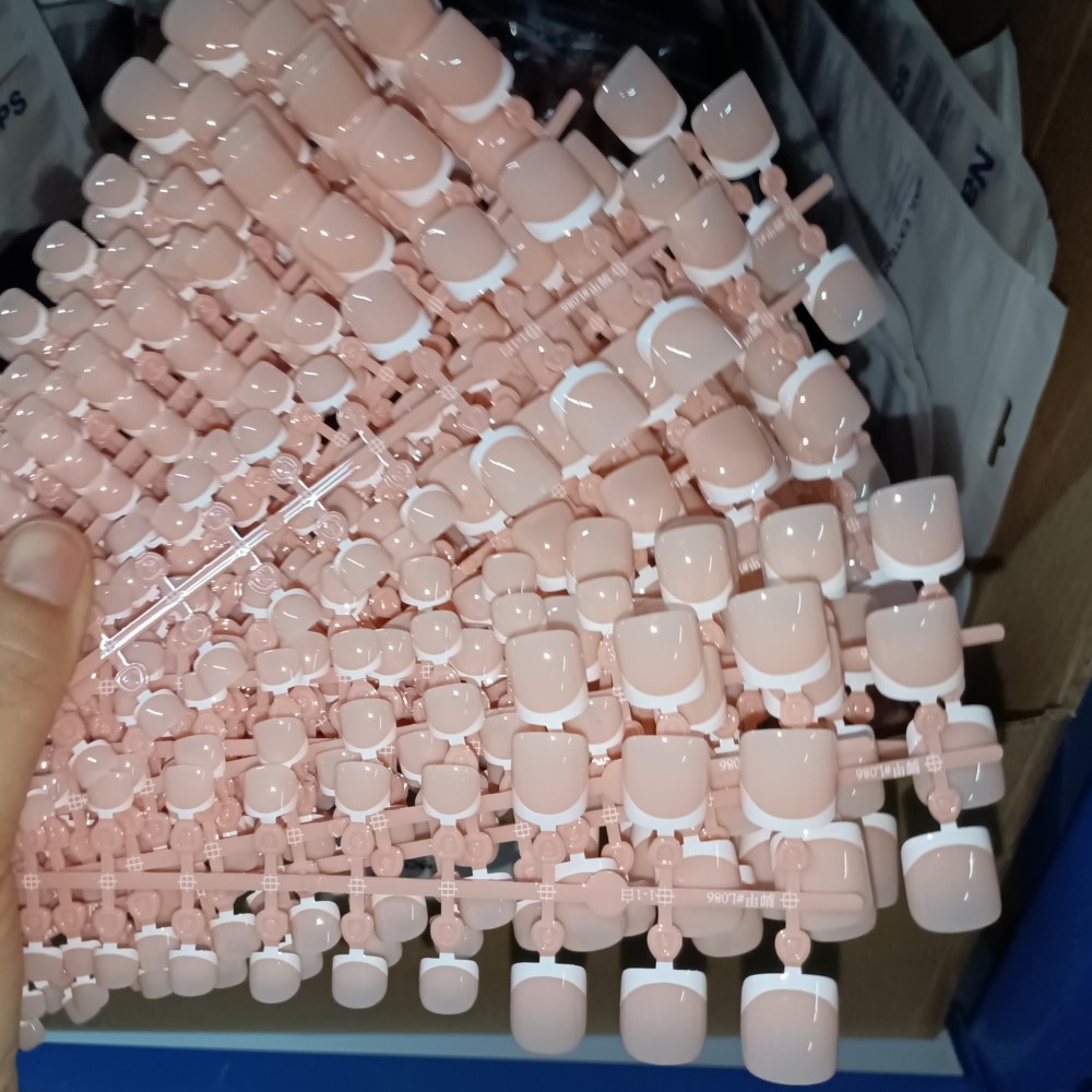 120 puntas cuadradas para uñas - Nail Art Pink reseña y precio