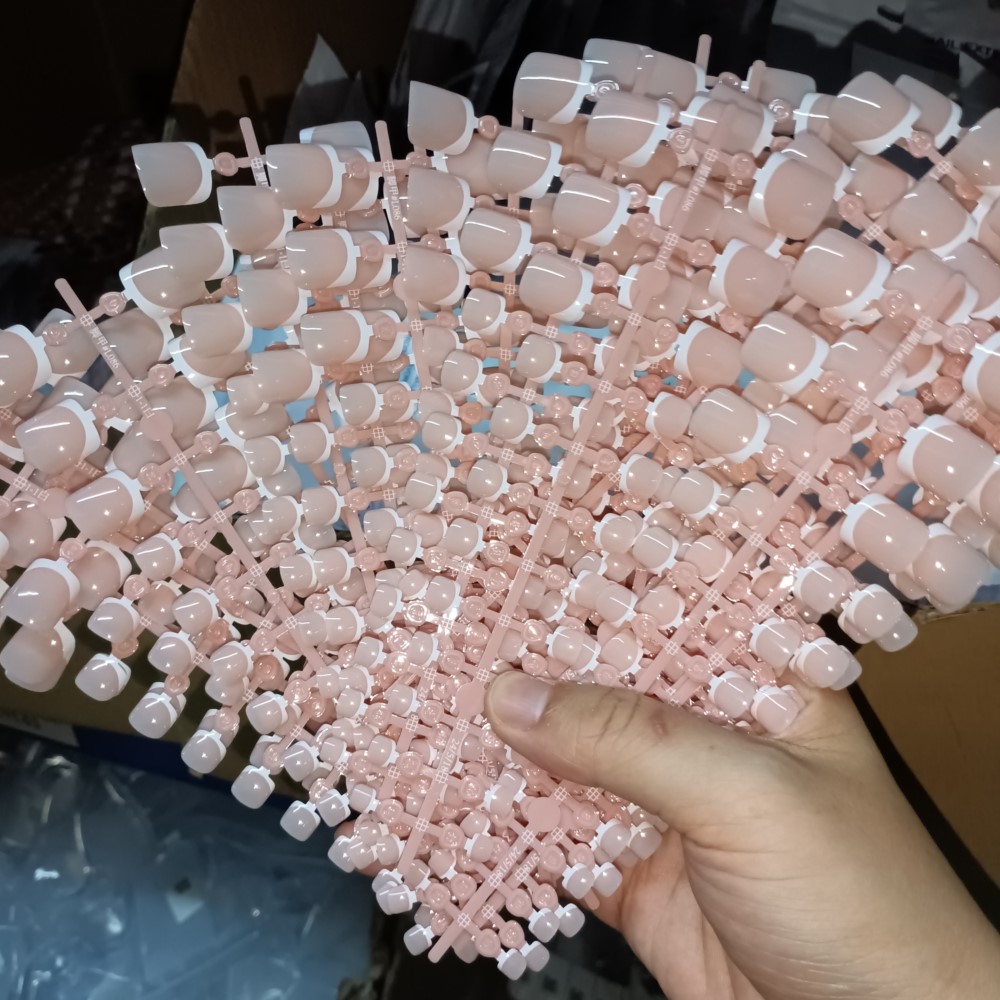 120 puntas cuadradas para uñas - Nail Art Pink reseña y precio