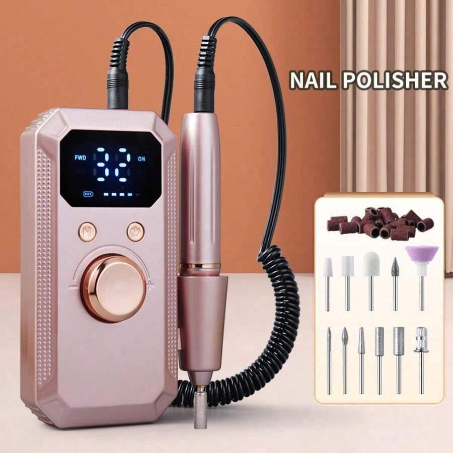 Taladro eléctrico recargable p - Nail Drill Machine reseña y precio